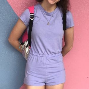 American Apparel Lavender Romper